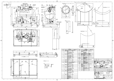 Container for injection unit