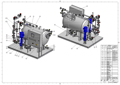 Stopfbuchsen-Dampf-Kondensator